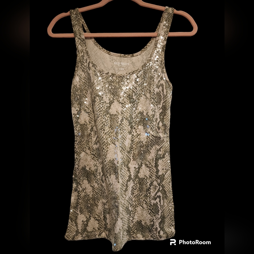 Women's Old Navy snakeskin tank